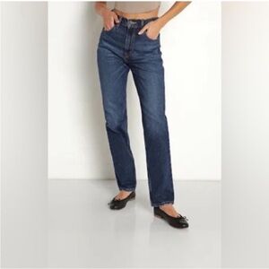 Levi’s Premium 70s Slim Straight Jeans Dark Wash Womens Size 29